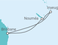 Reiseroute der Kreuzfahrt  Nauru - Royal Caribbean