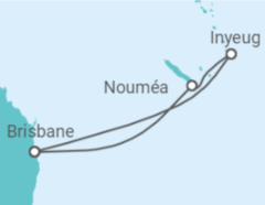 Reiseroute der Kreuzfahrt  Nauru - Royal Caribbean
