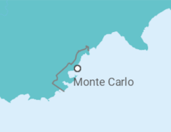 Reiseroute der Kreuzfahrt  Race Weekend, Reimagined: F1 Grand Prix de Monaco 2026 - Explora Journeys