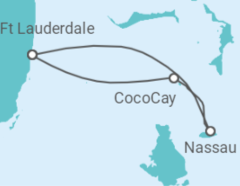 Reiseroute der Kreuzfahrt  Bahamas - Royal Caribbean