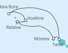 Reiseroute der Kreuzfahrt  Französisch-polynesien - Silversea
