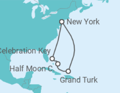 Reiseroute der Kreuzfahrt  EASTERN CARIBBEAN - Carnival Cruise Line