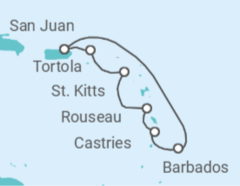 Reiseroute der Kreuzfahrt  JOURNEYS -  SOUTH AMERICA - Carnival Cruise Line