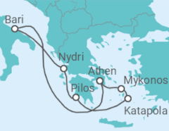 Reiseroute der Kreuzfahrt  A Journey through Legendary Marvels & Cultural Fusion - Explora Journeys