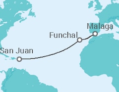 Reiseroute der Kreuzfahrt  Portugal - Seadream Yacht Club