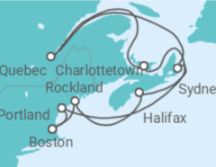 Reiseroute der Kreuzfahrt  Belgien, Norwegen Alles Inklusive - mit flug - Celebrity Cruises