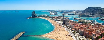 Küste von Barcelona