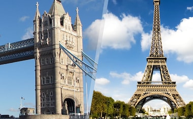 Paris und London mit dem Flugzeug