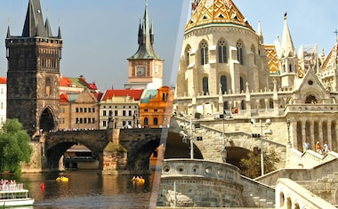 Prag und Budapest mit dem Flugzeug