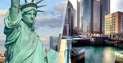 New York und Boston
