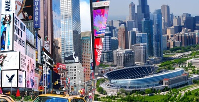 New York und Chicago