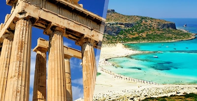 Athen und Kreta mit dem Flugzeug