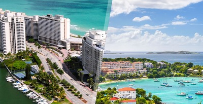 Miami und Saint Thomas