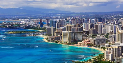 New York, Las Vegas, Los Angeles, San Francisco, Honolulu (O'ahu) und Maui