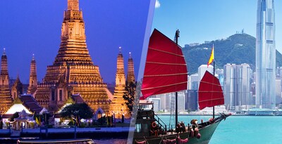 Bangkok und Hong Kong