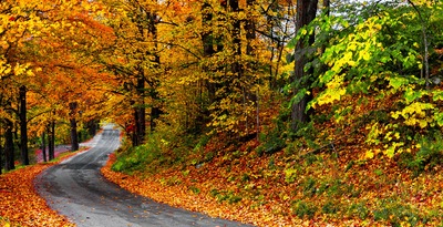 Route durch den Nordosten der Vereinigten Staaten
