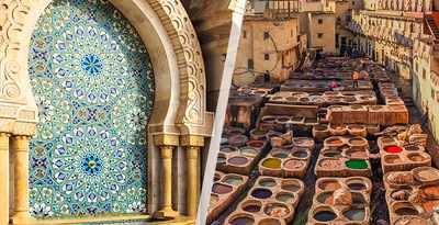 Casablanca und Fez