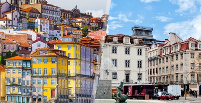 Porto und Lissabon mit dem Flugzeug