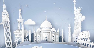 Dubai, Sydney, Auckland, Tahiti, Bora Bor und Los Angeles