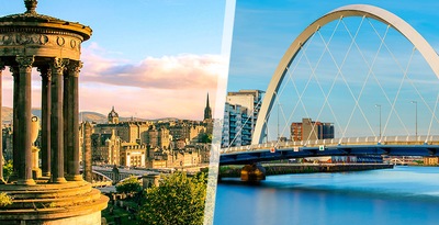 Edinburgh und Glasgow