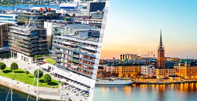 Oslo und Stockholm mit dem Flugzeug