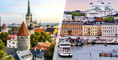 Tallinn und Helsinki mit dem Flugzeug