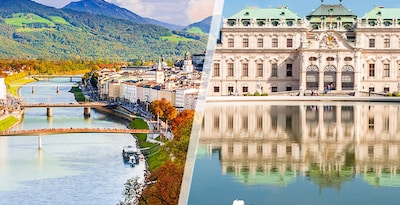 Wien und Salzburg mit dem zug