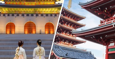 Seoul, Osaka, Kyoto und Tokio