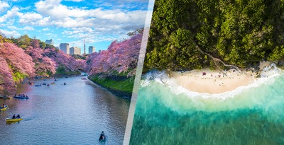 Tokio, Ubud und die Strände im Süden Balis