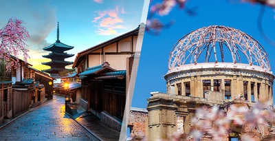 Tokyo, Kyoto, Hiroshima und Osaka