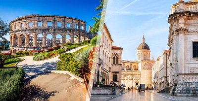 Pula, Zagreb und Dubrovnik