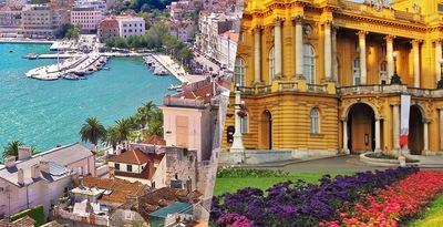 Zagreb und Split