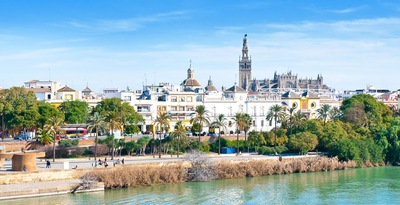 Madrid, Sevilla und Barcelona mit dem Flugzeug