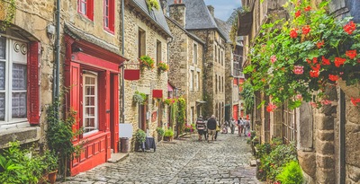 Route durch die Normandie, Bretagne und das Tal der Loire