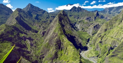 Route durch Reunion mit Stränden auf Mauritius