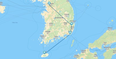 Seoul, Gyeongju, Busan und Jeju-Insel