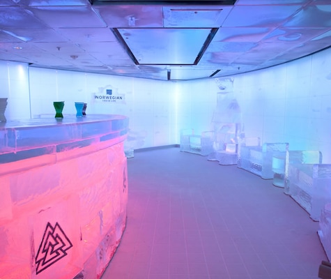 NCL Norwegian Cruise Line Ice Bar
