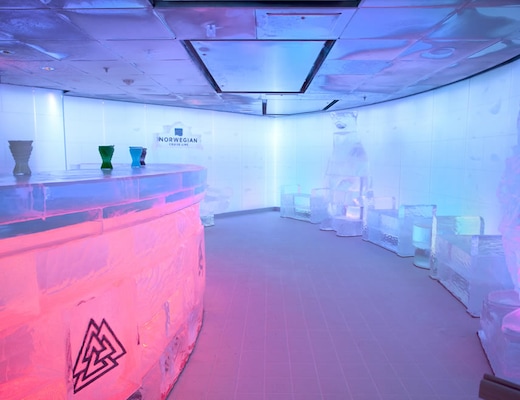 NCL Norwegian Cruise Line Ice Bar