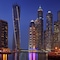 Dubai Marriott Harbour Hotel & Suites - map