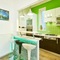 Apartment Green Wall - map