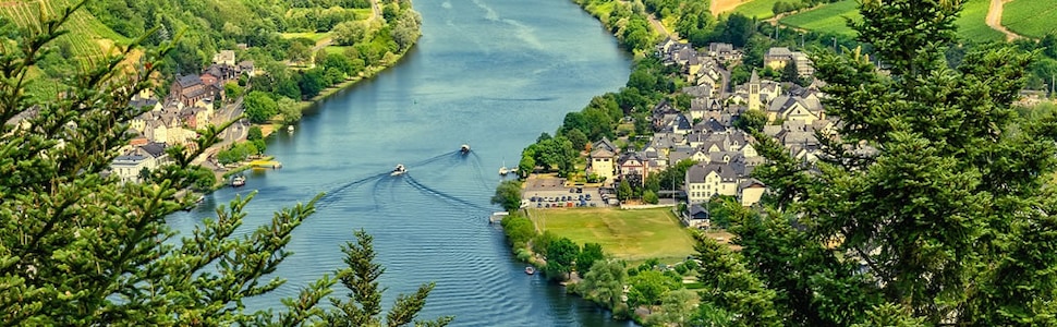 Reiseroute der Kreuzfahrt  Stuttgart • Heidelberg • Saarbrücken - Nicko Cruises