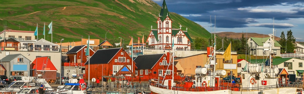 Reiseroute der Kreuzfahrt  Island, Norwegen - Seabourn